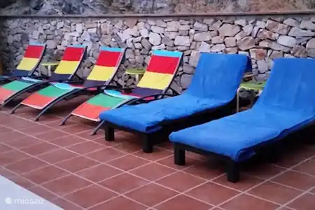 Vakantiehuis Spanje, Andalusië, Canillas De Albaida villa Villa Flamenca terras