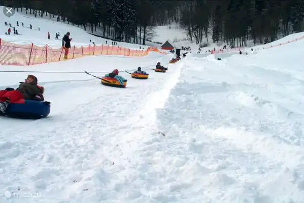 Snow tubing on the Sonnenberg