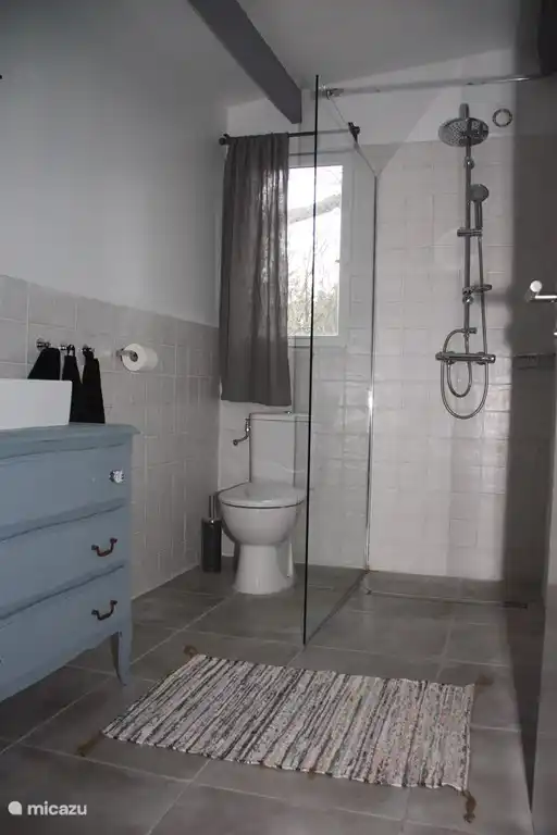 Walk in Dusche und WC