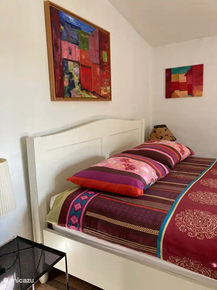 The small bedroom of the guest house 