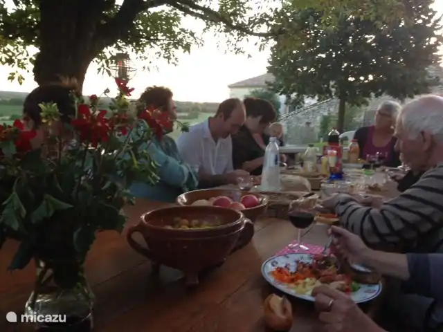Together on the terrace