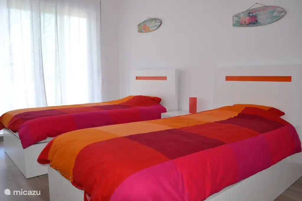 Twin beds room on the first floor