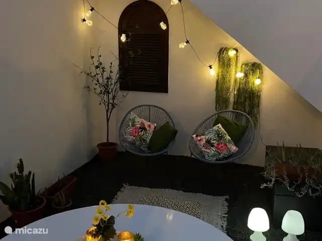 Maison50m de la mer+piscine+jardin+terrasse sur le toit | Espagne, Fuerteventura, Corralejo - maison de vacances Détendez-vous simplement le soir
