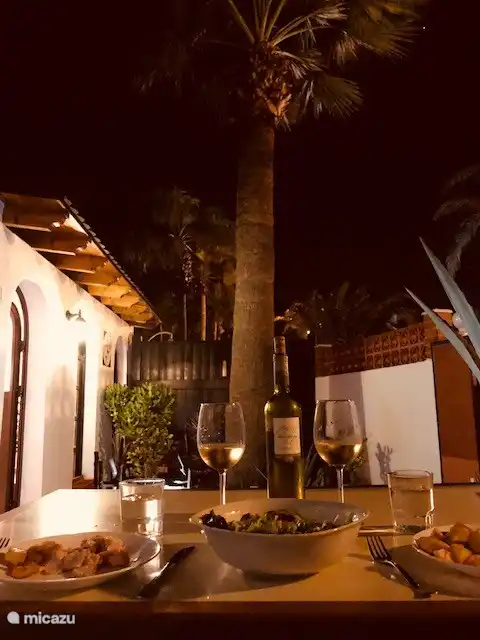 Abendessen im Garten