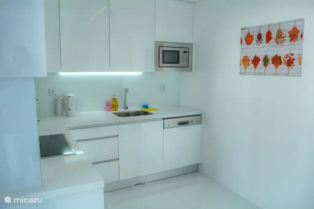 Cocina totalmente equipada con lavavajillas, horno, microondas, etc.