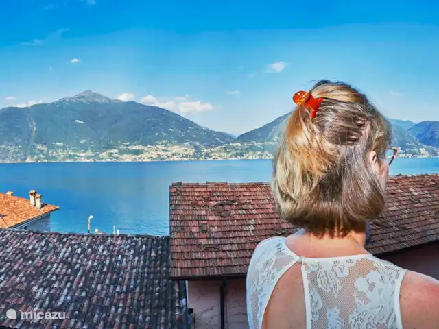 Le Quattro Stagioni Lakeview-beach huren in Italië, Comomeer, Acquaseria - appartement Panoramisch uitzicht tot aan de alpen, Bellano aan de overkant, Varenna en Bellagio