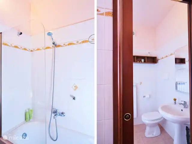 Le Quattro Stagioni Lakeview-beach huren in Italië, Comomeer, Acquaseria - appartement Volledig ingerichte badkamer