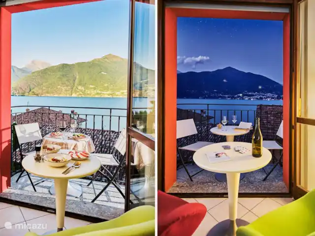 Le Quattro Stagioni Lakeview-beach huren in Italië, Comomeer, Acquaseria - appartement Op ieder moment van de dag een romantisch uitzicht