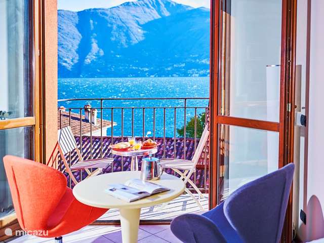 Vakantiehuis Italië, Comomeer, Menaggio - appartement Lake Como Le Quattro Stagioni beach