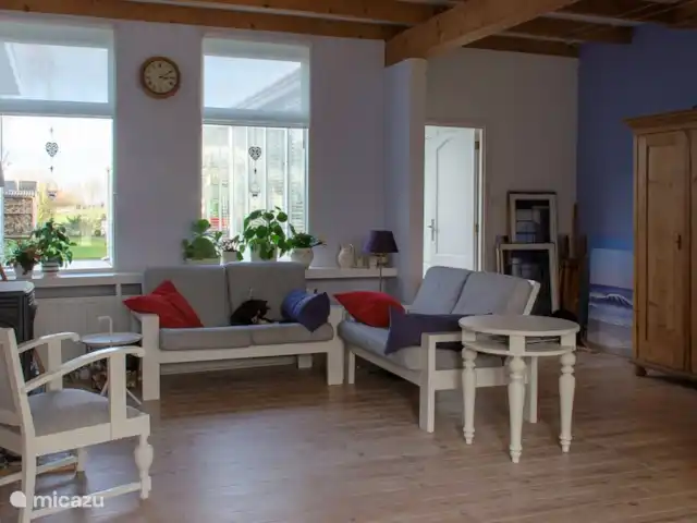 De Groese Zeewinde | Pays-Bas, Zélande, Groede - maison de vacances Assise confortable autour du poêle à bois