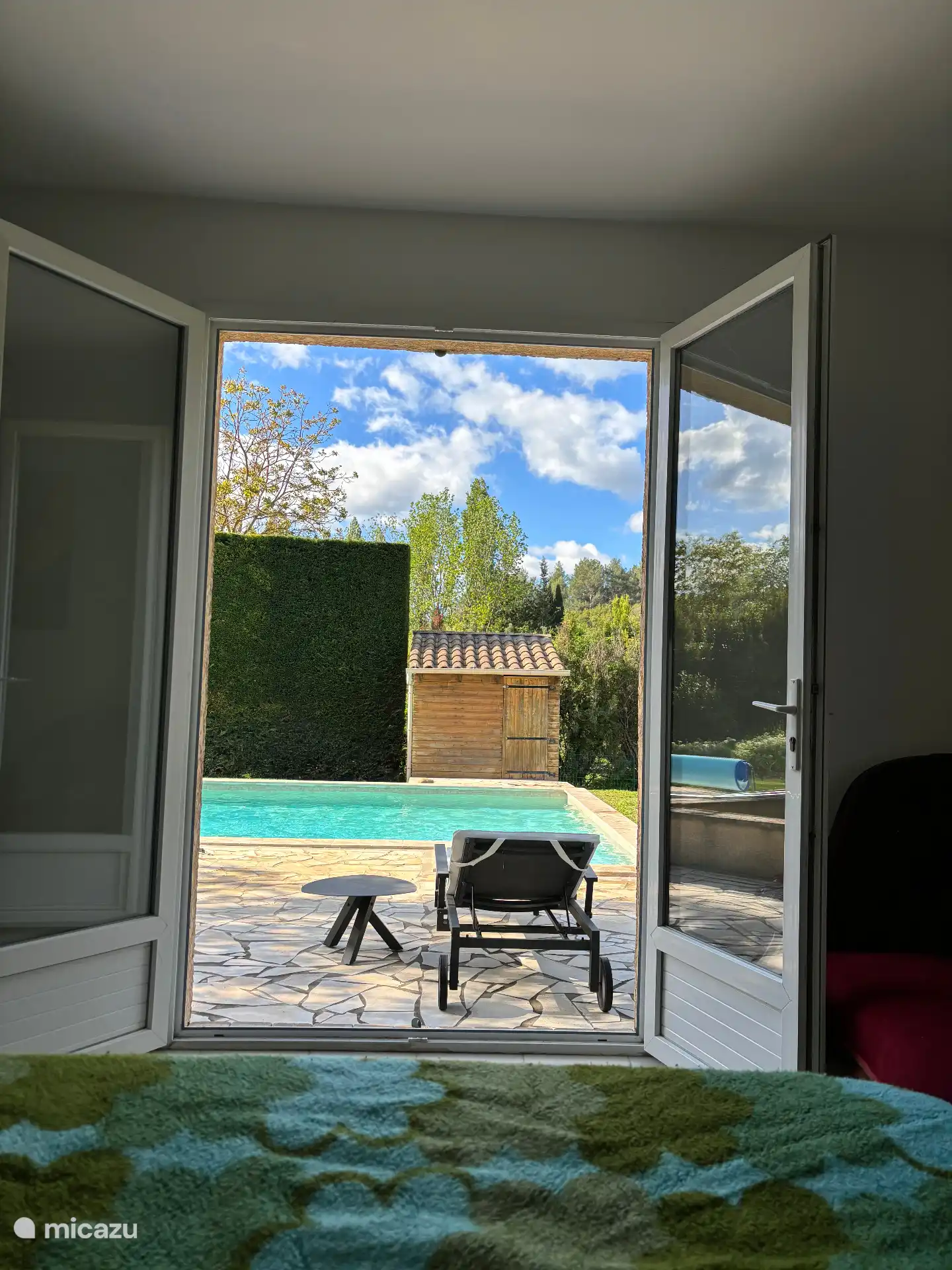 Blick vom Hauptschlafzimmer