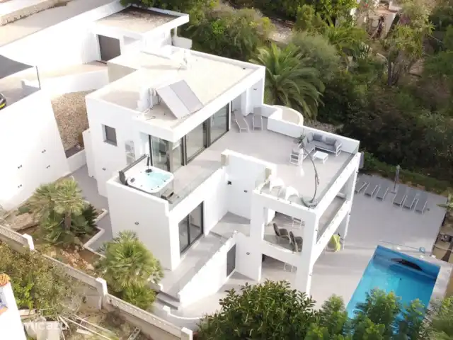 Villa Bona Vista | Espagne, Costa Blanca, Moraira - villa Vue aérienne vue de côté