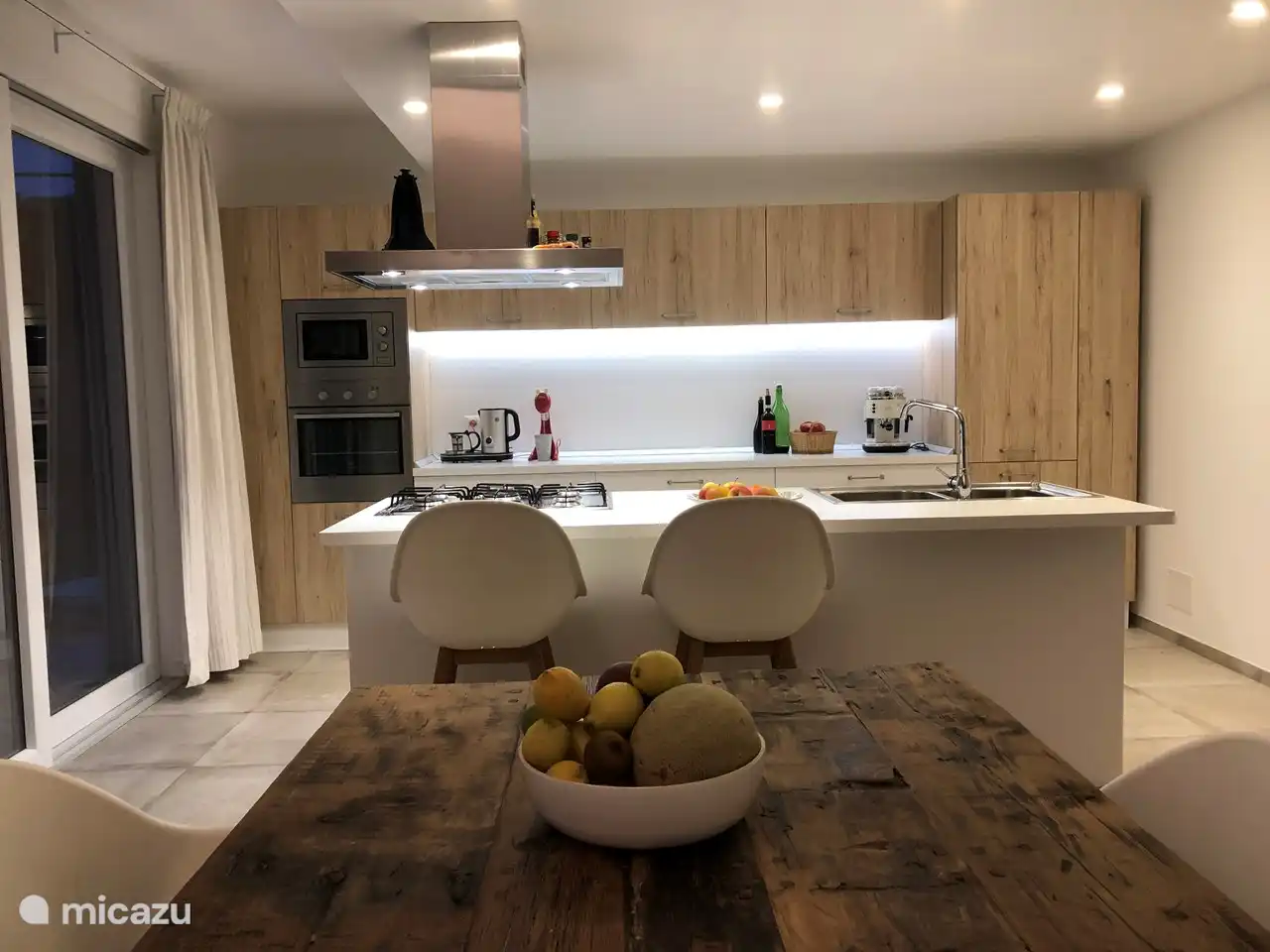 cocina abierta moderna
