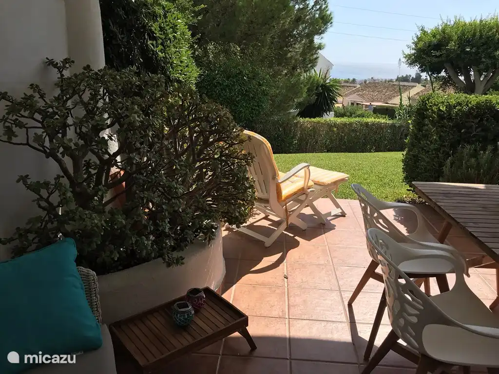 La vista desde nuestra terraza.