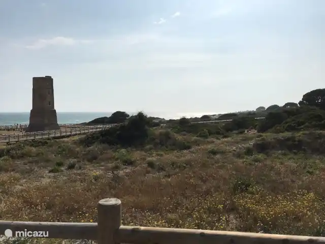 Cornisa, Vista Mar-Piscinas-Privacidad en España, Costa del Sol, Sitio de Calahonda - apartamento Se puede caminar muy bien por las dunas de Cabopino.