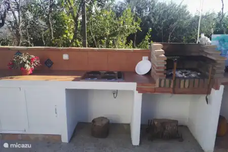 Vakantiehuis Spanje, Andalusië, Alhaurín el Grande finca Finca La Alegría Buitenkeuken