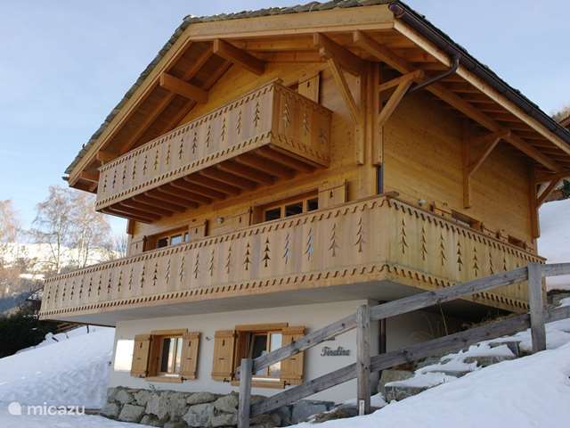 Wintersport, Zwitserland, Wallis, Haute-Nendaz, chalet Chalet la Tirelire