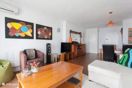 Vakantiehuis Spanje, Costa Blanca, San Juan de Alicante appartement Altos Blancos huiskamer