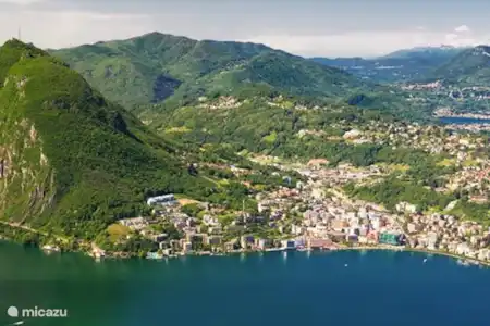 Vakantiehuis Italië, Italiaanse Meren, Porlezza chalet Madrid 7 uitzicht van het dorp
