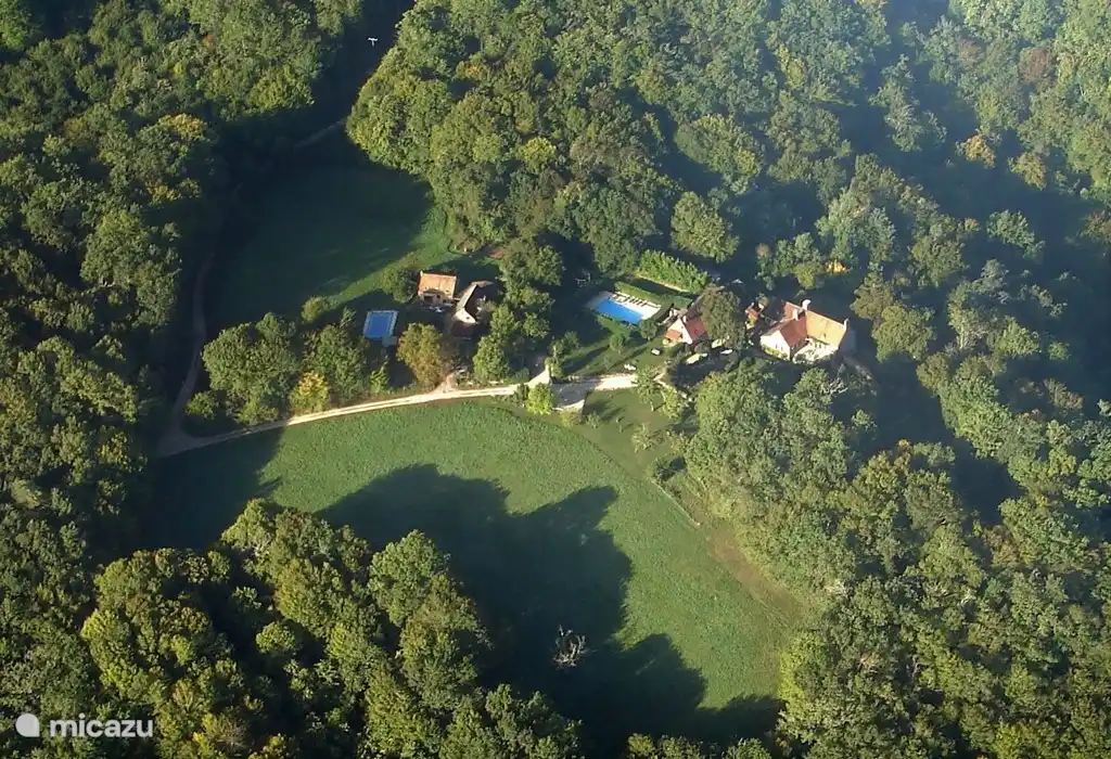 Luftbild von Lagrenie