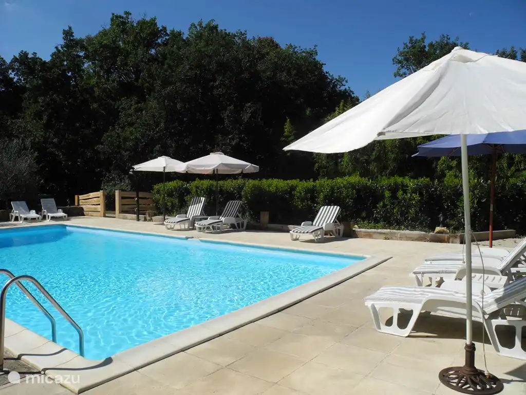 Schwimmbad (6x12), geteilt mit Ferienhaus Les Cèpes