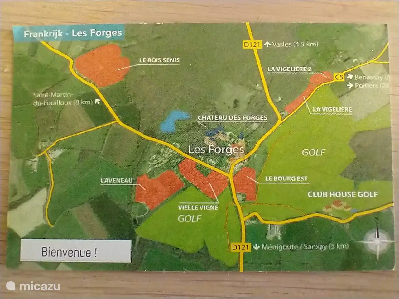 L'emplacement de la villa dans le quartier