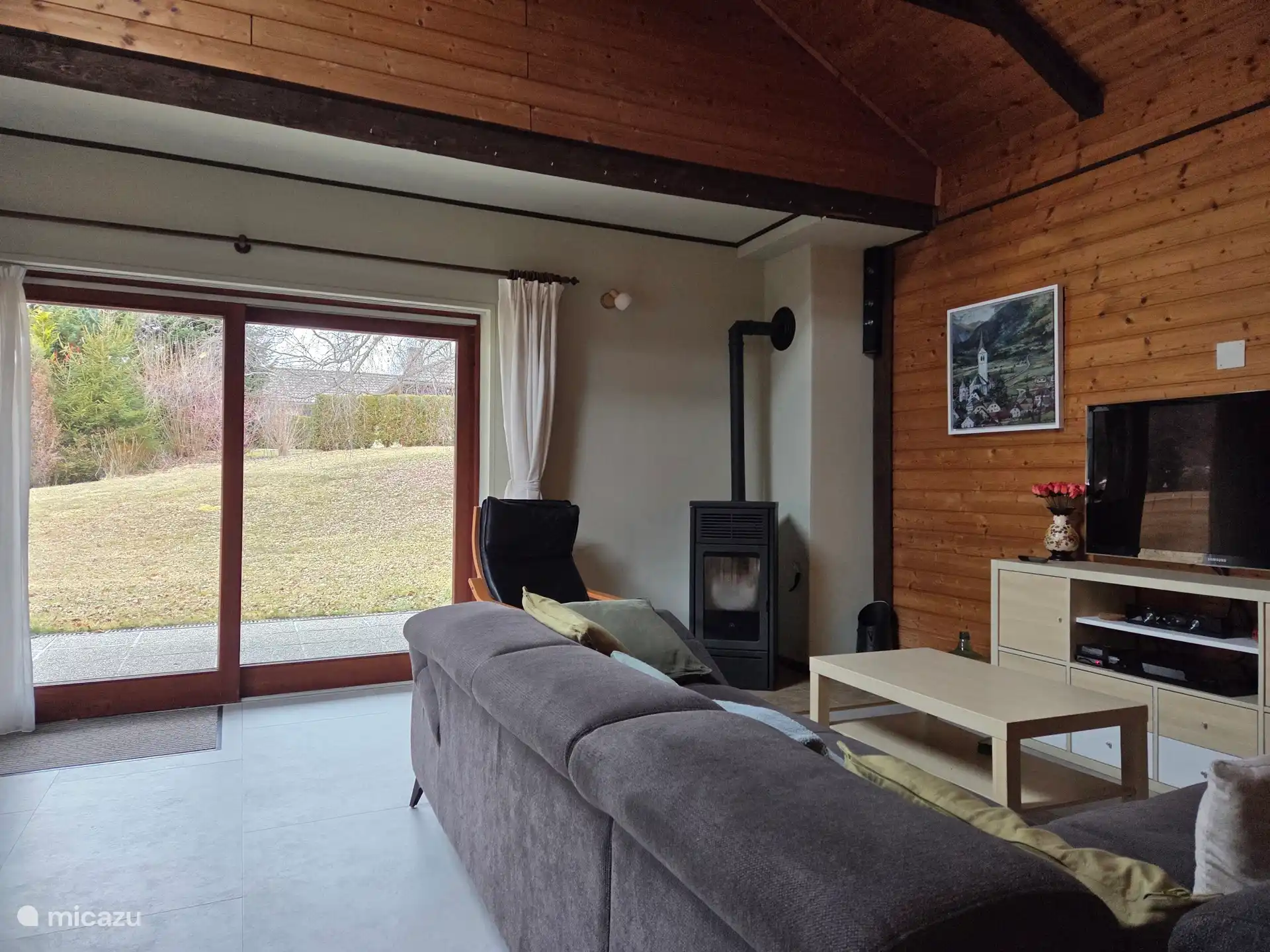 Schuifpui naar overdekt terras