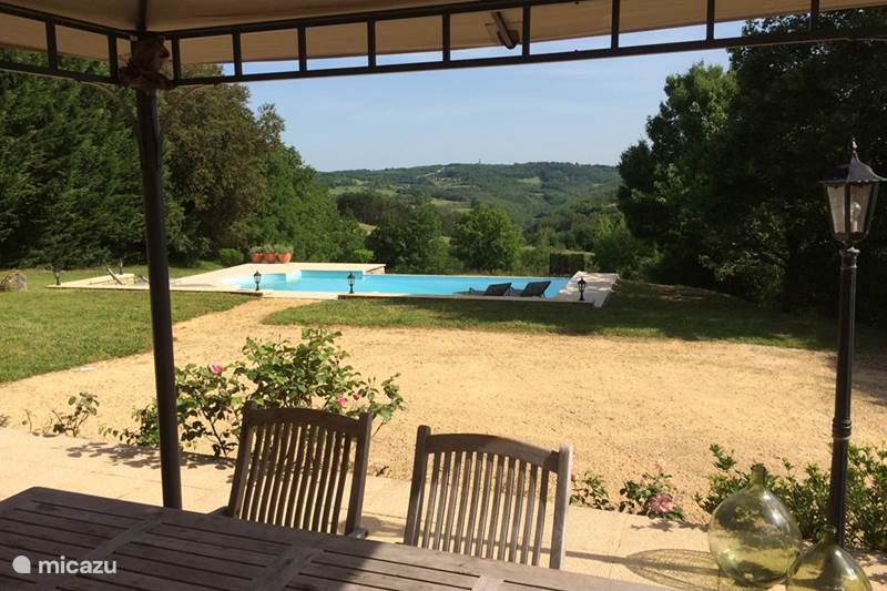 Vakantiehuis Frankrijk, Dordogne, Saint-Pompon  Vakantiehuis Le Coquelicot - met verwarmd zwembad