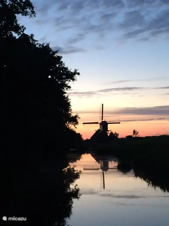 Windmühle auf Prinsendijk von zu Hause aus