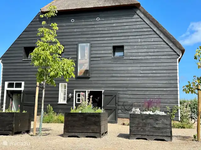 Emplacement privilégié Zélande : Beachbarn | Pays-Bas, Zélande, Oostkapelle - maison de vacances Vue latérale Beachbarn