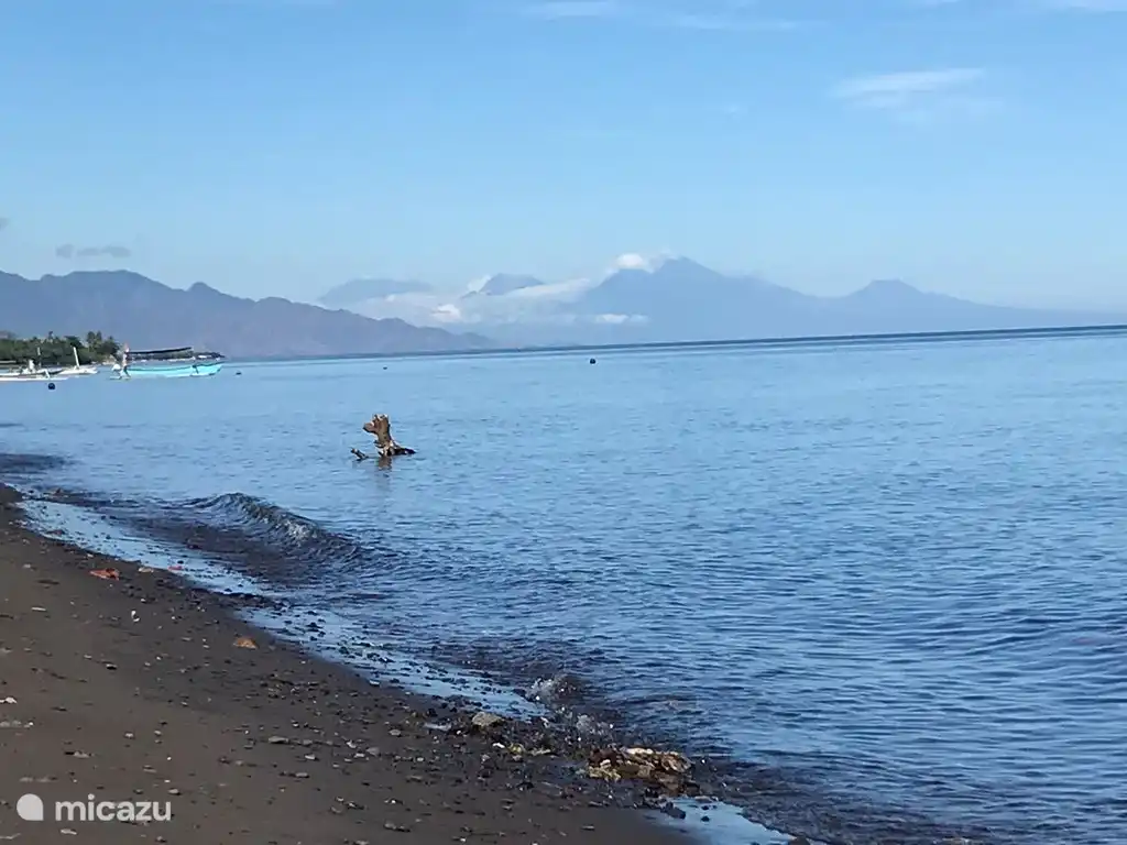 Vista de los volcanes de Java