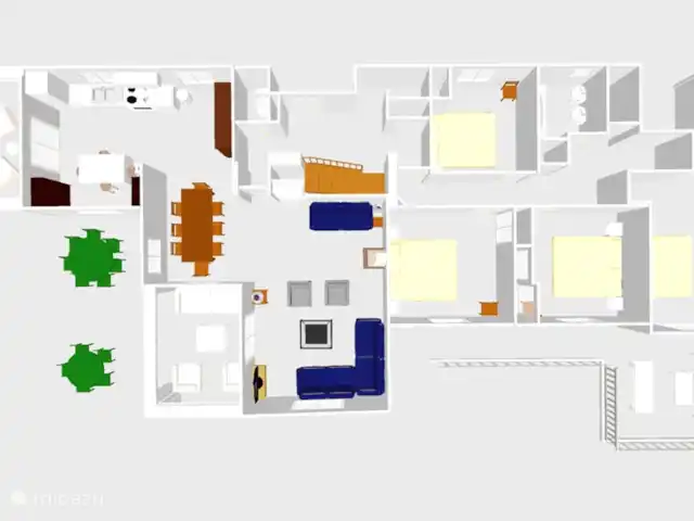 Villa Patrimoine | France, Côte d'Azur, Les Issambres - villa plan du rez-de-chaussée