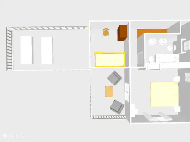 Villa Patrimoine | France, Côte d'Azur, Les Issambres - villa plan d'étage premier étage