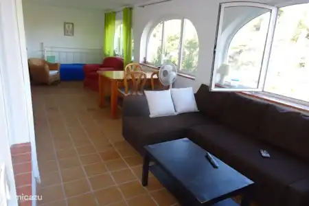 Vacation rental Spain, Costa Blanca, Pedreguer holiday house casa luna living room downstairs with sofa bed