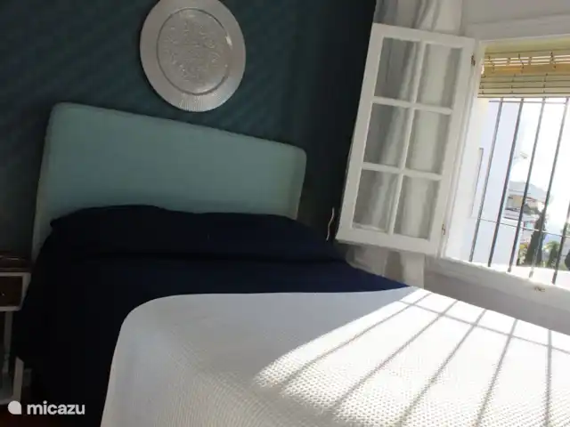 Location de Vacances Espagne, Costa del Sol, Mijas Golf, appartement - Casa Juapa Vue depuis la chambre.