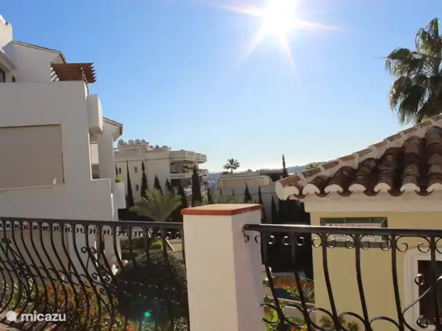 Location de Vacances Espagne, Costa del Sol, Mijas Golf, appartement - Casa Juapa vue de la terrasse plein sud
