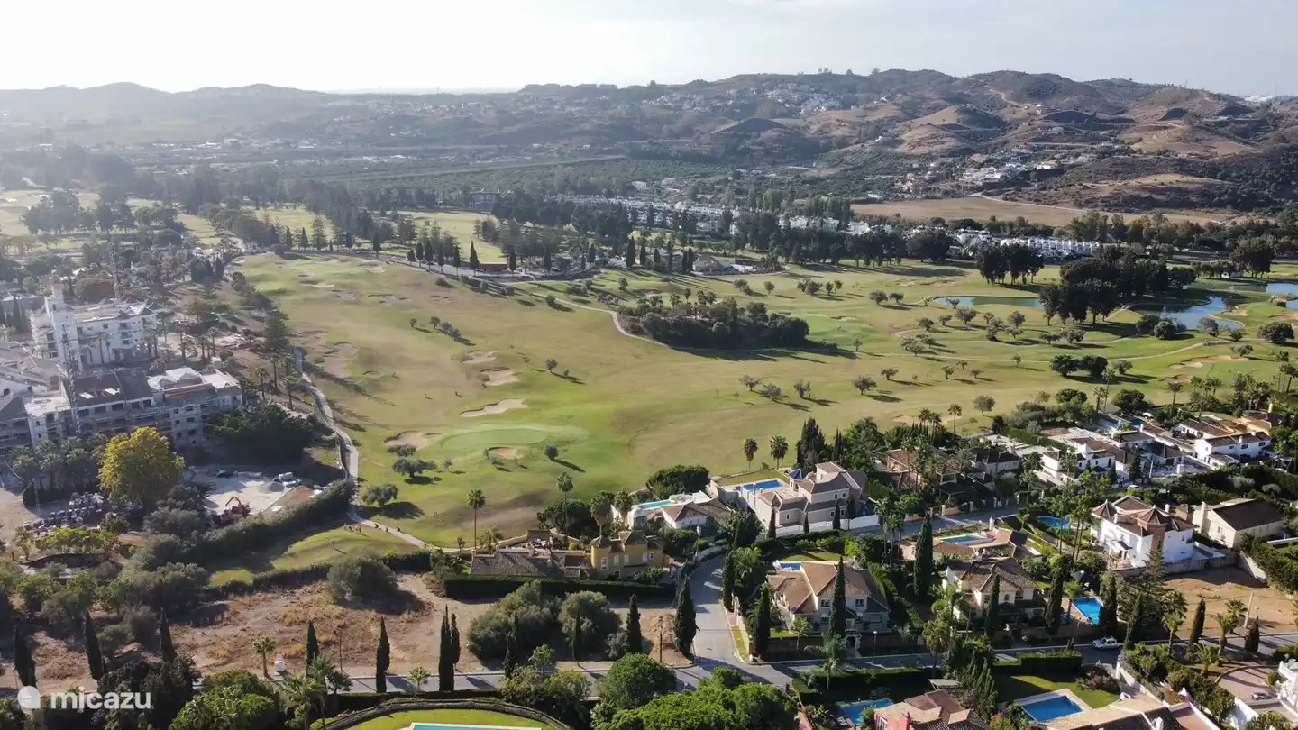 Campo de golf a vista de p&#225;jaro Mijas Golf