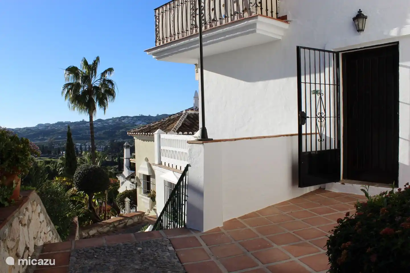 Gran vista en la entrada de nuestro apartamento.