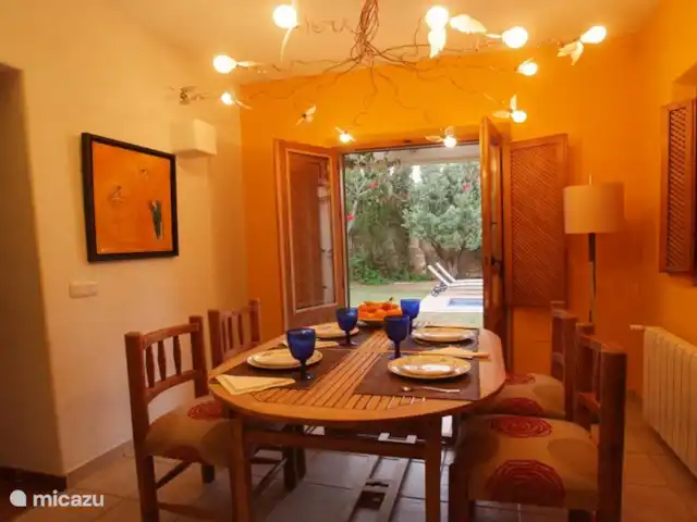 Casa El Arenal | Espagne, Costa de Almeria, Níjar - villa Salle à manger avec air conditionné