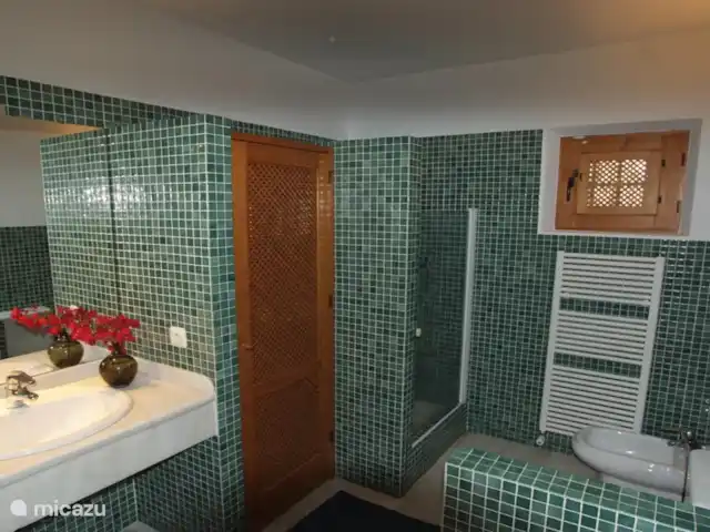 Casa El Arenal | Espagne, Costa de Almeria, Níjar - villa Salle de bain de la chambre des maîtres avec bain et douche séparée