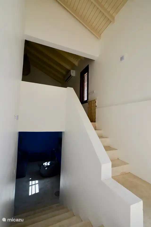 Cage d'escalier vers le sous-sol