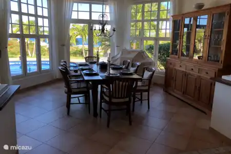 Vakantiehuis Sint Maarten, Sint Maarten, Philipsburg villa Turnberry Estate Eetkamer