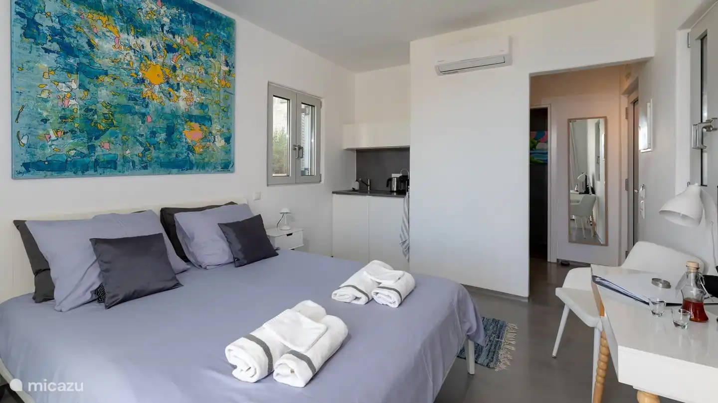 Praktisch ingerichte studio met Kitchenette