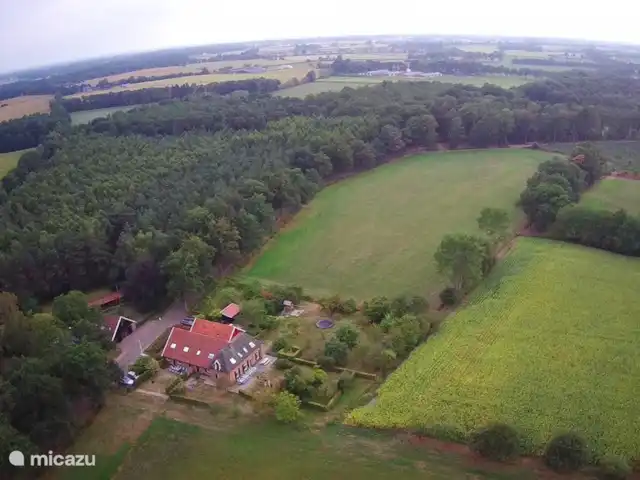 Le garde-frontière | Pays-Bas, Gueldre, Aalten - maison de vacances Vue aérienne de De Grenswachter De Schoppe, De Daele et 't Woonhuus