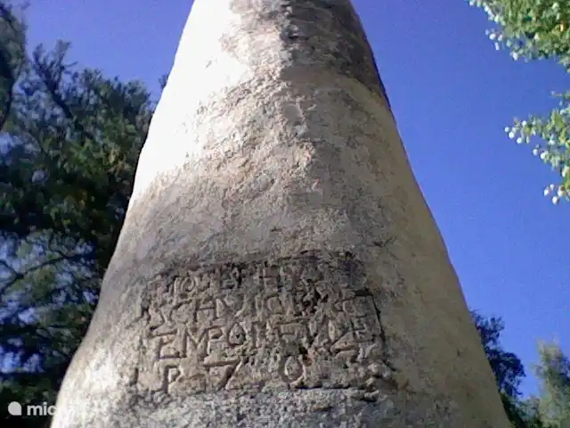 La única horca en Suiza con columnas originales en Ernen