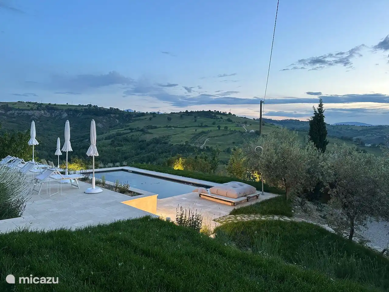 Untergehende Sonne Villa Fiore