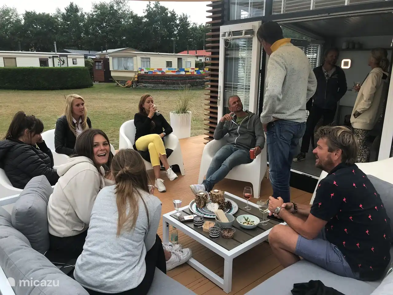 Enough space for a BBQ with friends.