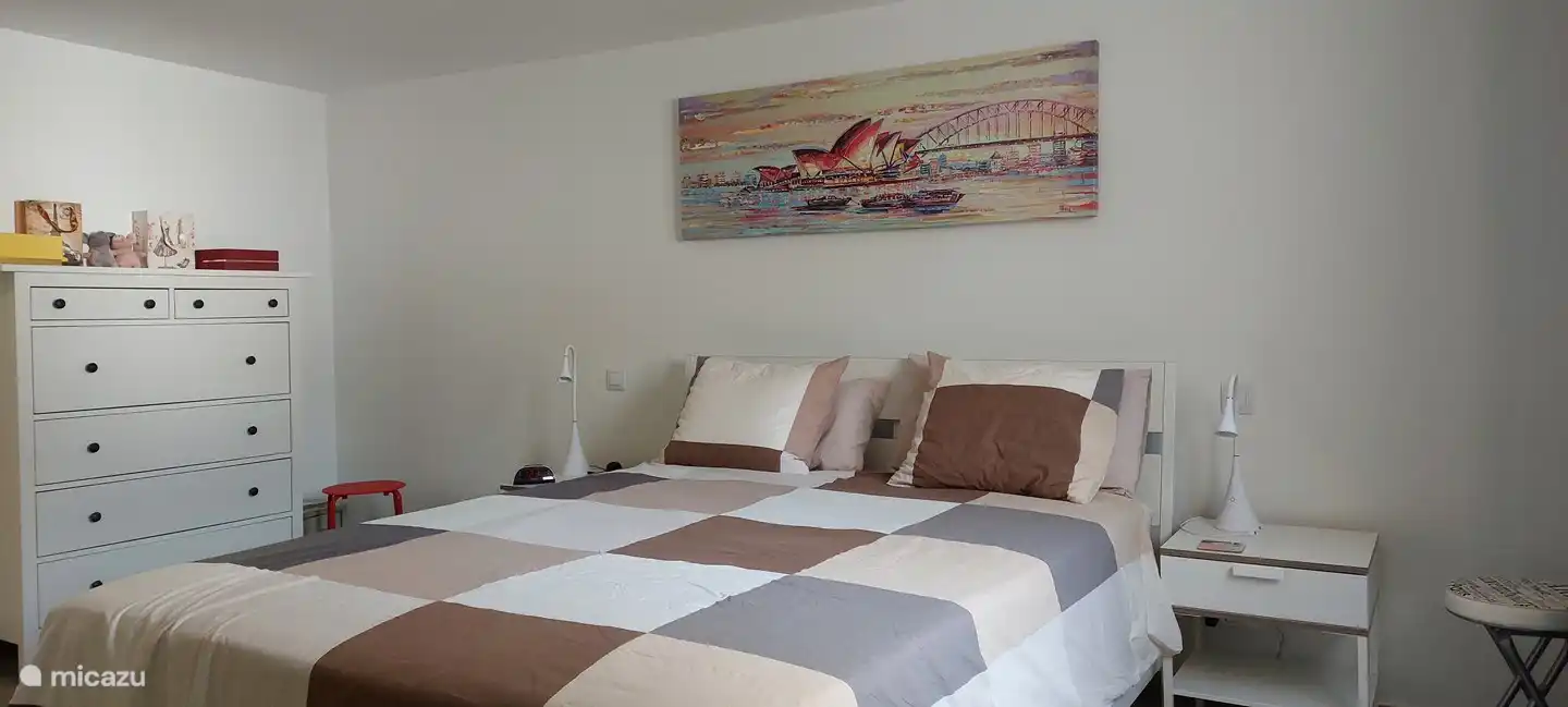 Chambre derrière 1 lit de 160 cm de large