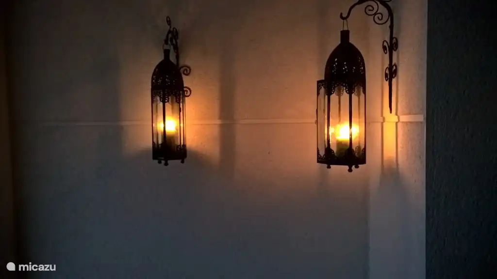 Evening atmosphere on the terrace