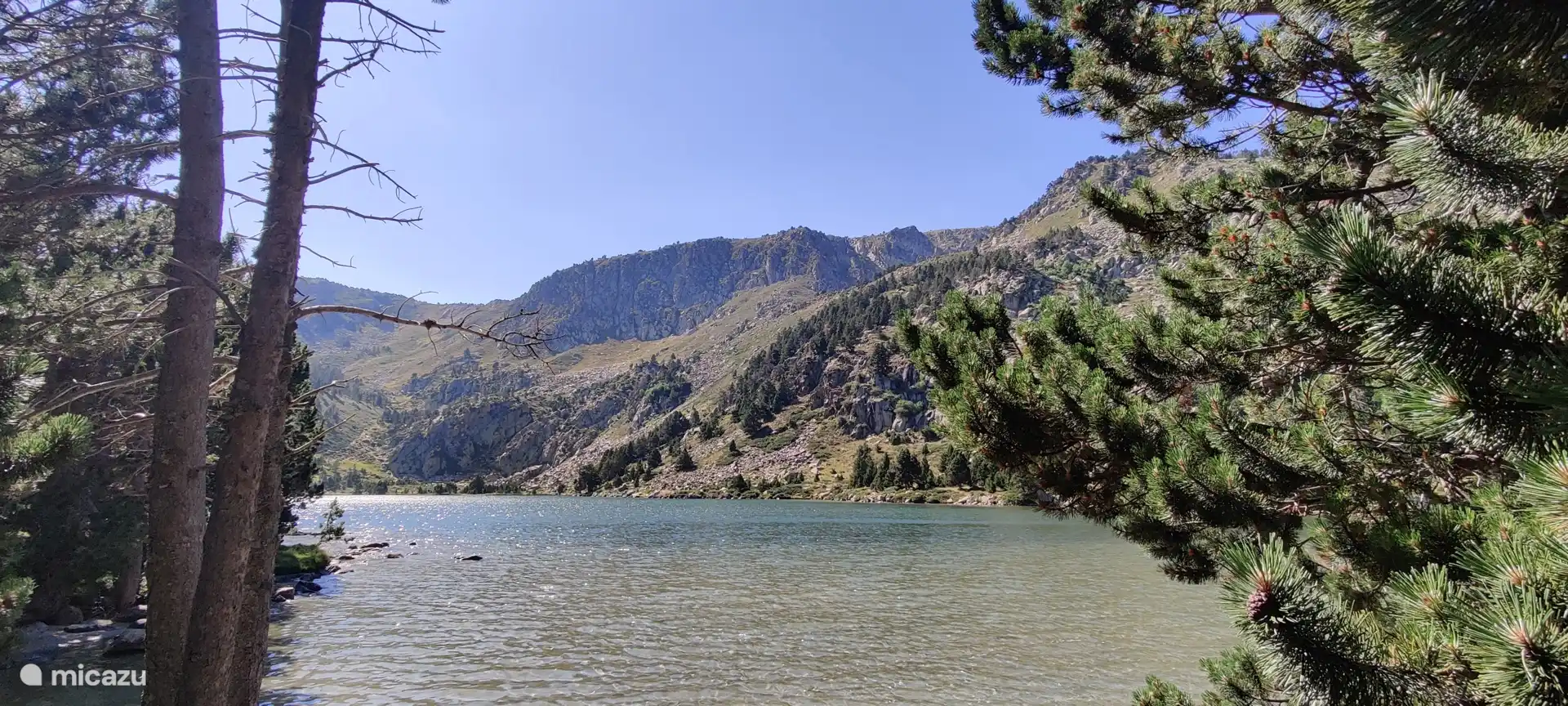 The Gorg Estalet, one of the three lakes above the house, at hiking distance!